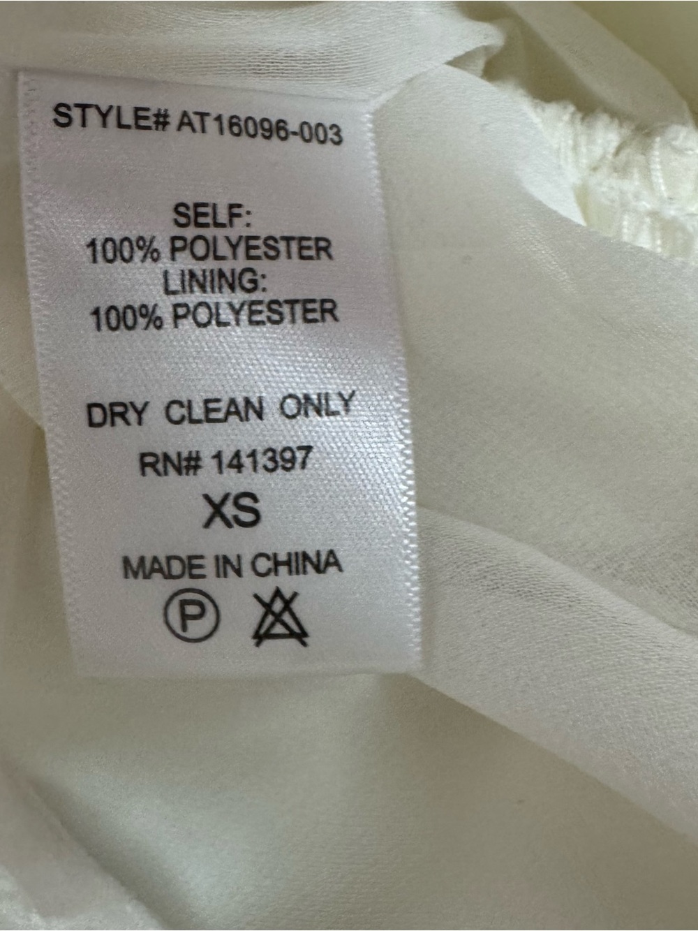 ASTR The Label Ivory Puff Sleeve Cropped Blouse XS - Picture 4 of 5